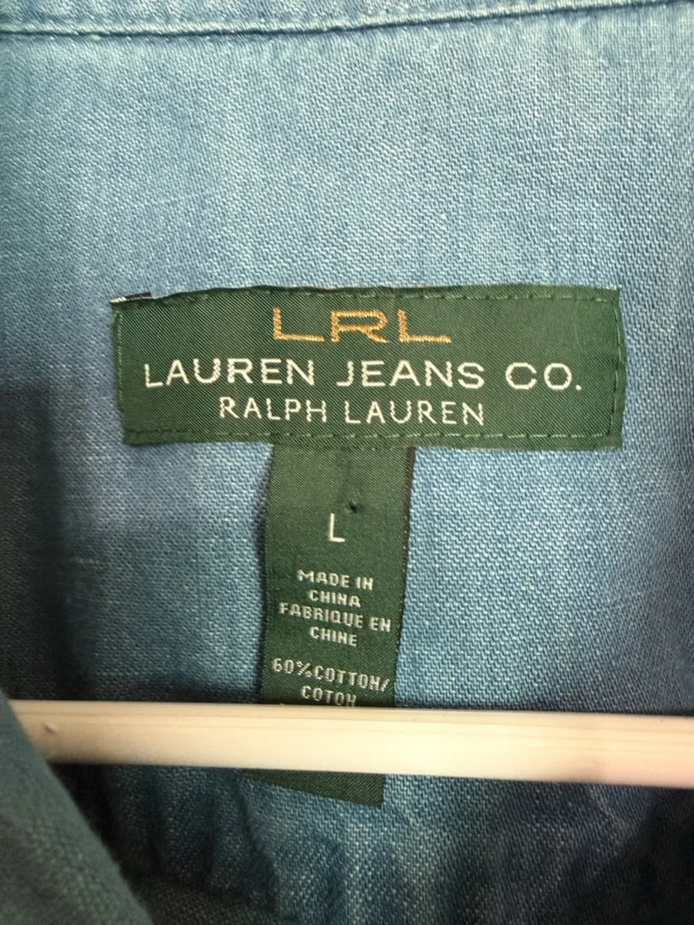 NWT Ralph Lauren Light Blue Denim Utility Jacket - Picture 3 of 5